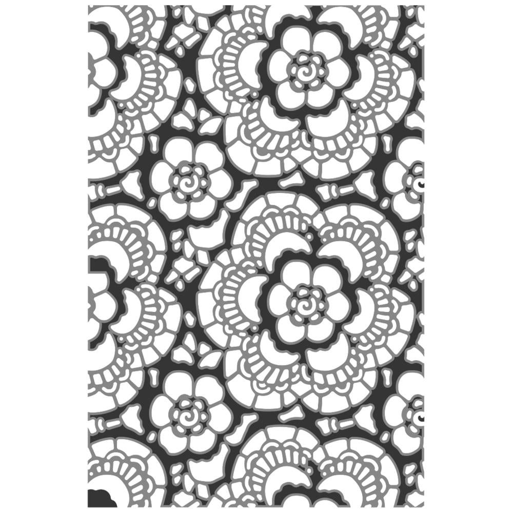 Tim Holtz - Embossing Folder - Multi-level - Vault Lace