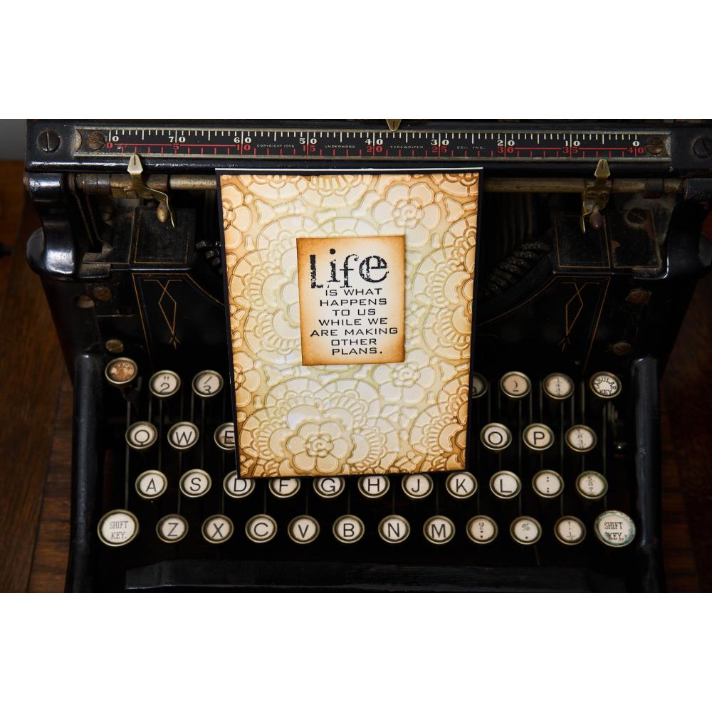 Tim Holtz - Embossing Folder - Multi-level - Vault Lace