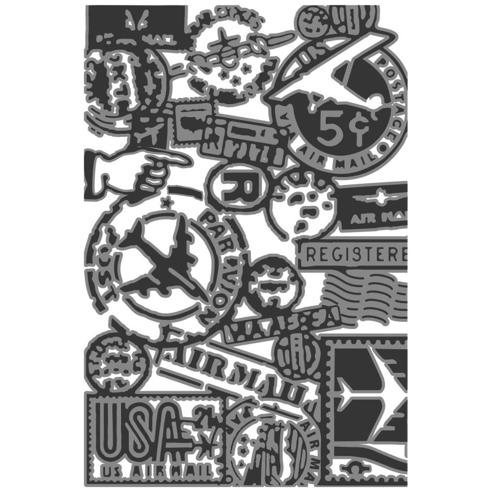 Tim Holtz - Embossing Folder - Multi-level - Vault Airmail