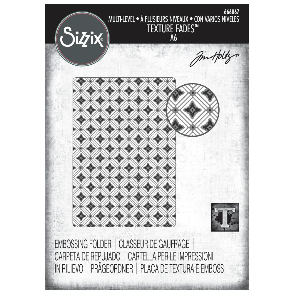 Tim Holtz - Embossing Folder - Multi-level - Vault Diamonds