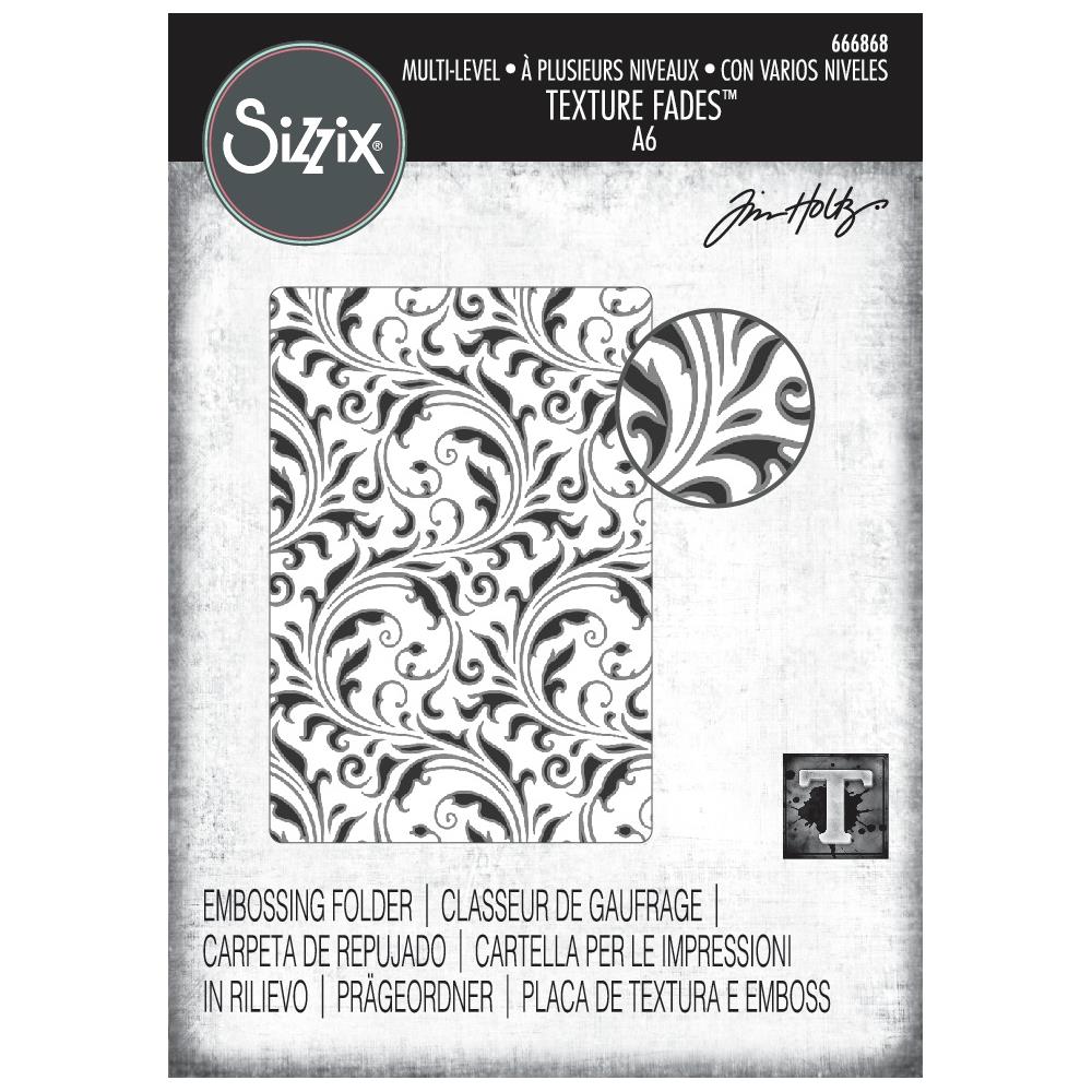 Tim Holtz - Embossing Folder - Multi-level - Vault Flourish