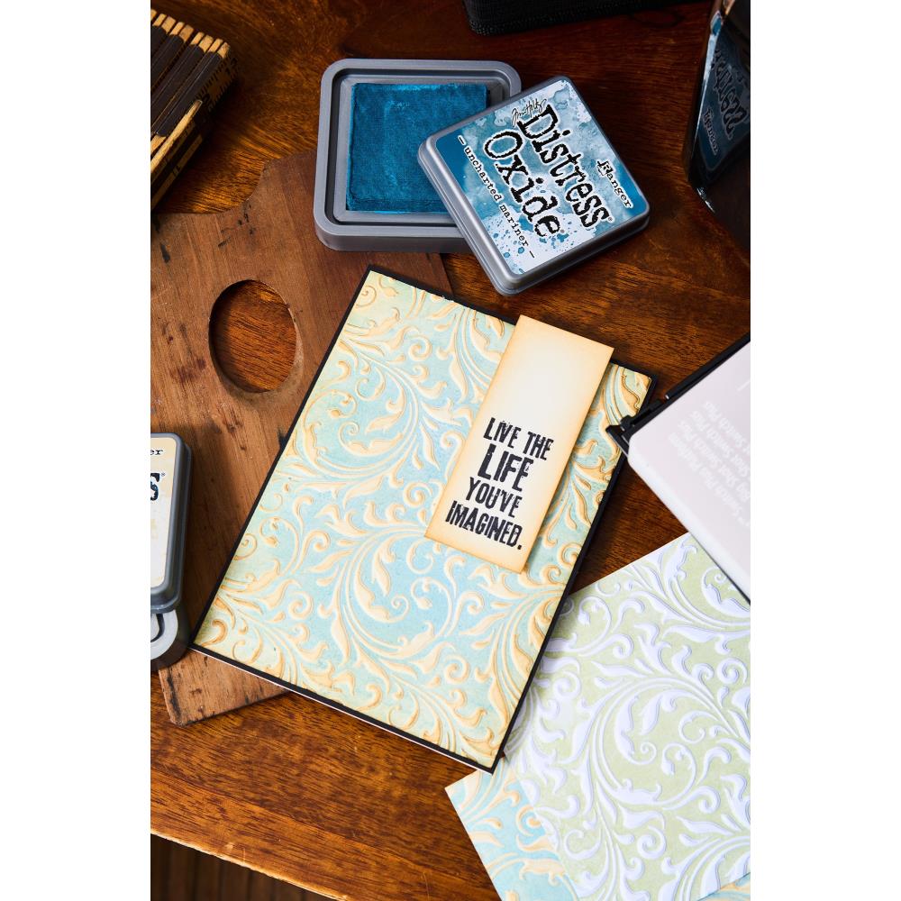 Tim Holtz - Embossing Folder - Multi-level - Vault Flourish