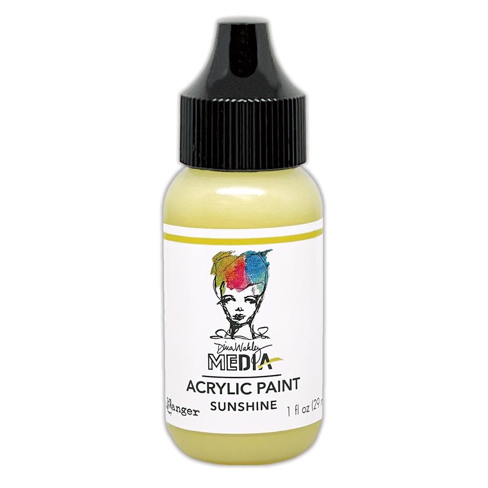 Ranger - Dina Wakley Media Paints - Sunshine - 1oz