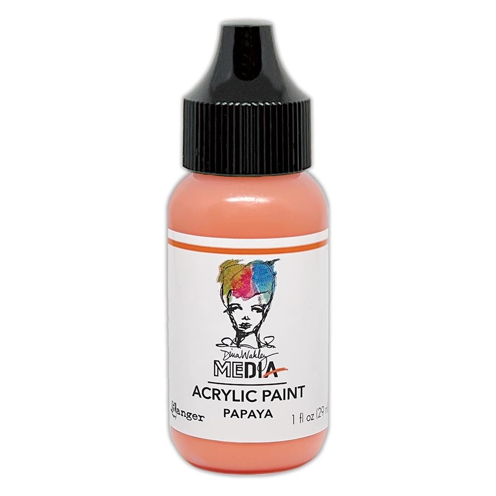 Ranger - Dina Wakley Media Paints - Papaya - 1oz