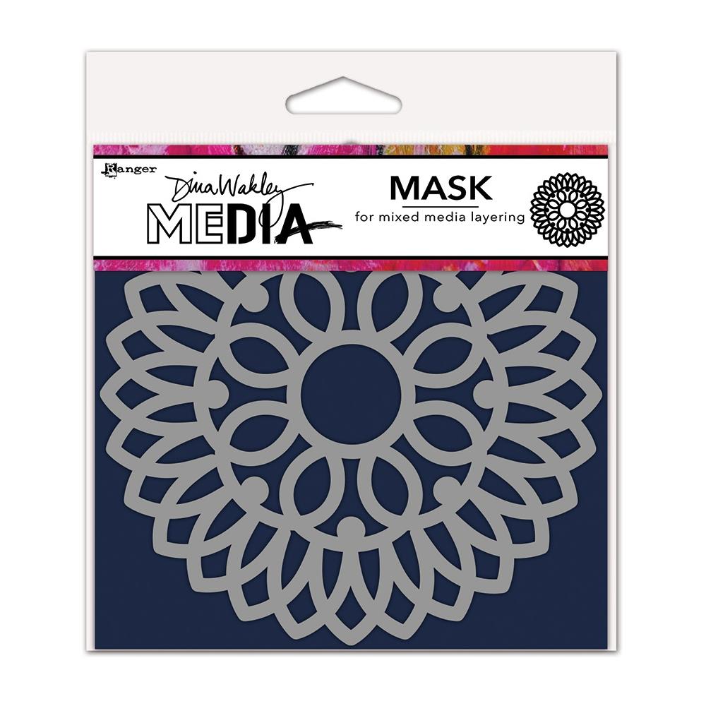 Dina Wakley Media - Stencil - Pointy Doily - Rattan