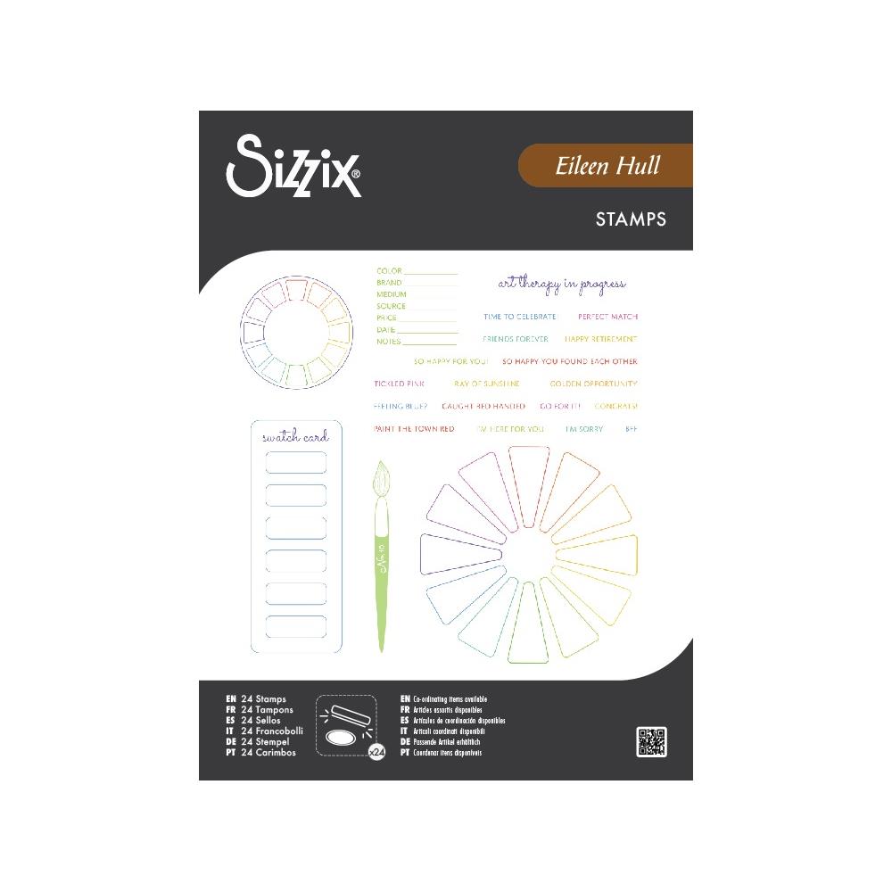 Sizzix - Eileen Hull - Clear stamps - Color Wheel