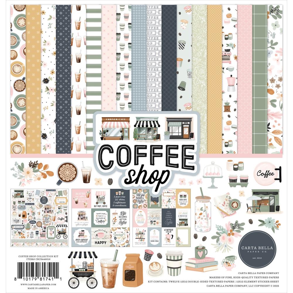 Carta Bella - Coffee Shop -  Collection Kit -  12x12"