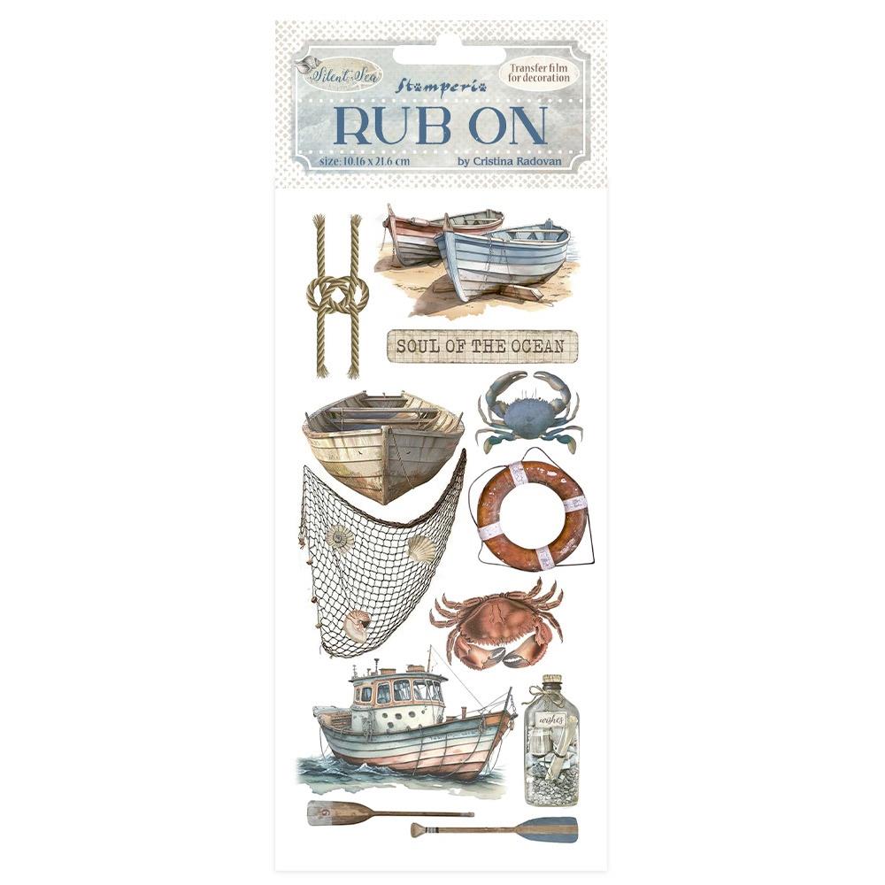 Stamperia - Rub Ons - Silent Sea - Boat