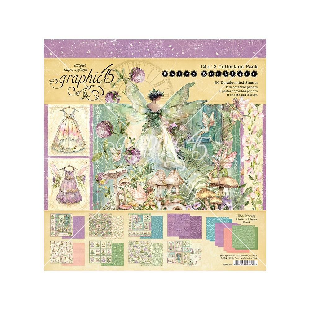 Graphic 45 - Fairy Boutique - Paper Pad 12x12"