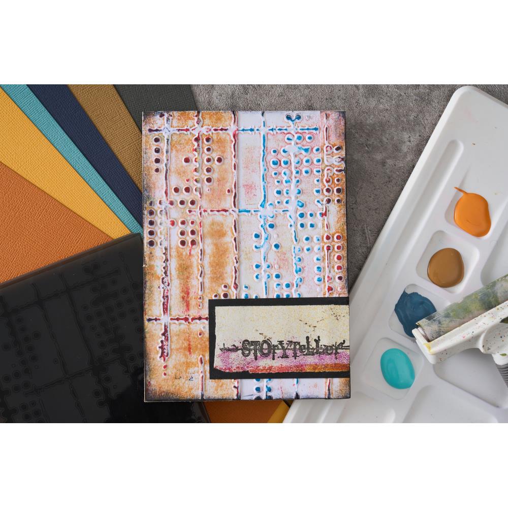 Seth Apter - Embossing Folder - Multi-level - Dot Matrix