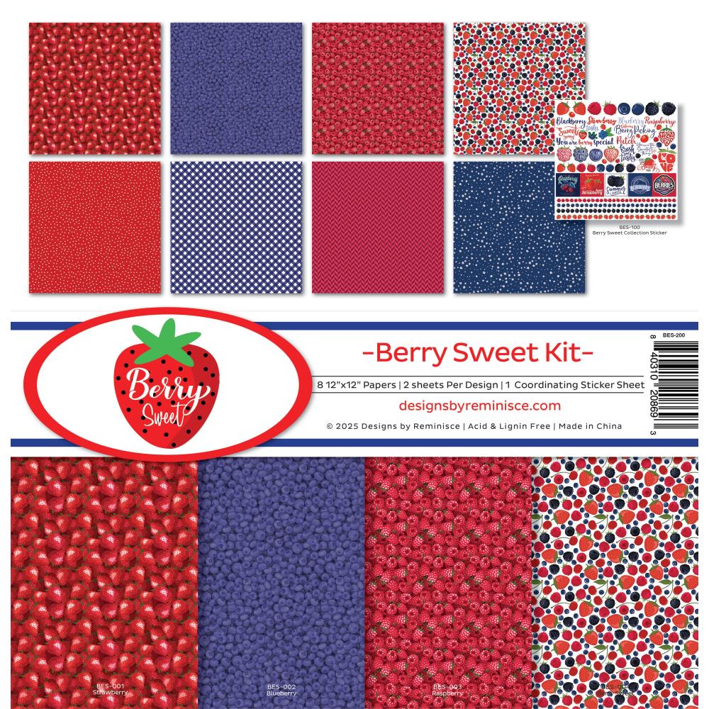 Reminisce - Berry Sweet - Collection Kit  - 12x12"