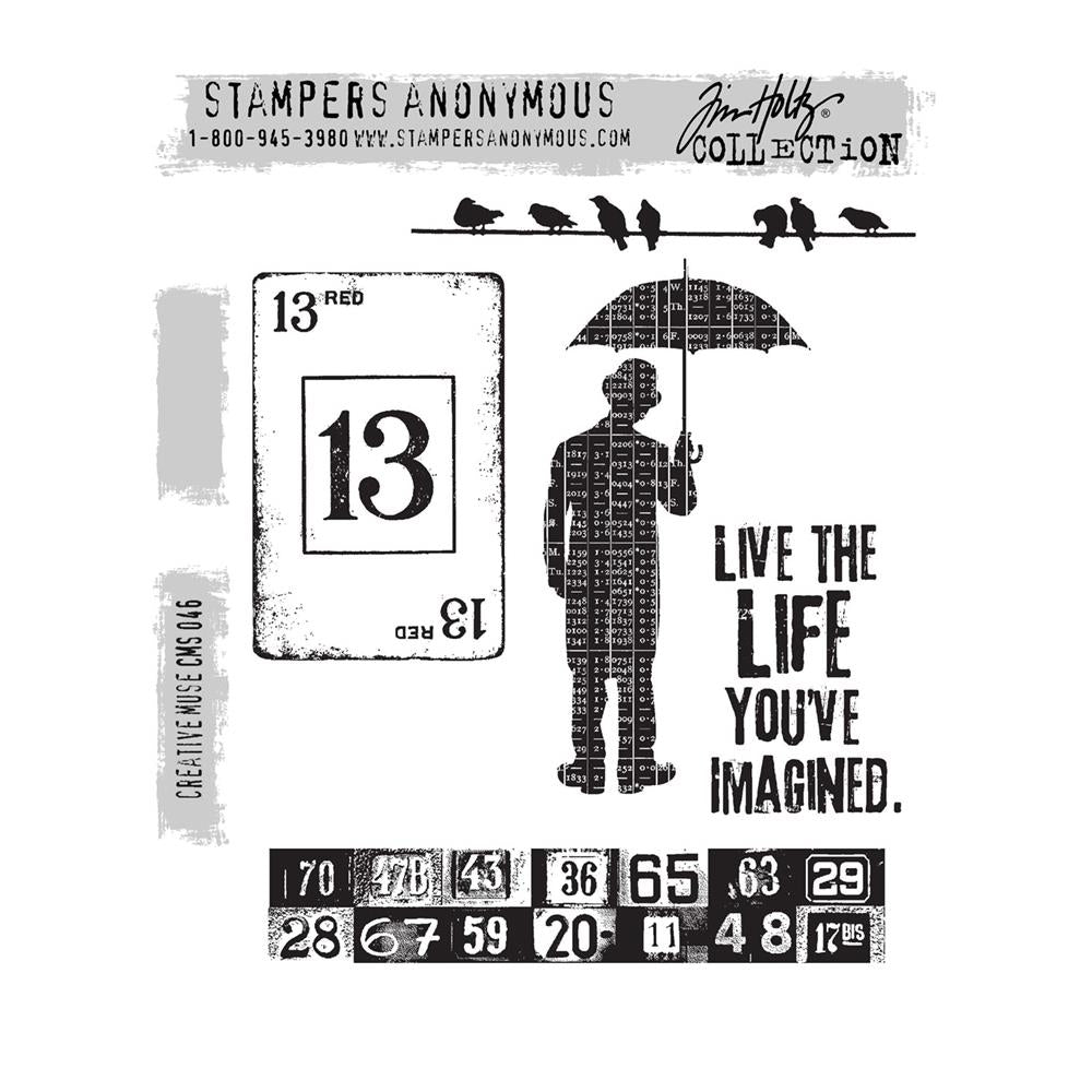 Tim Holtz Collection - Creative Muse - Stamp