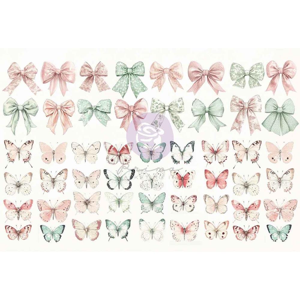 Prima - Cherry Sweet - Ephemera - Bows & Butterflies