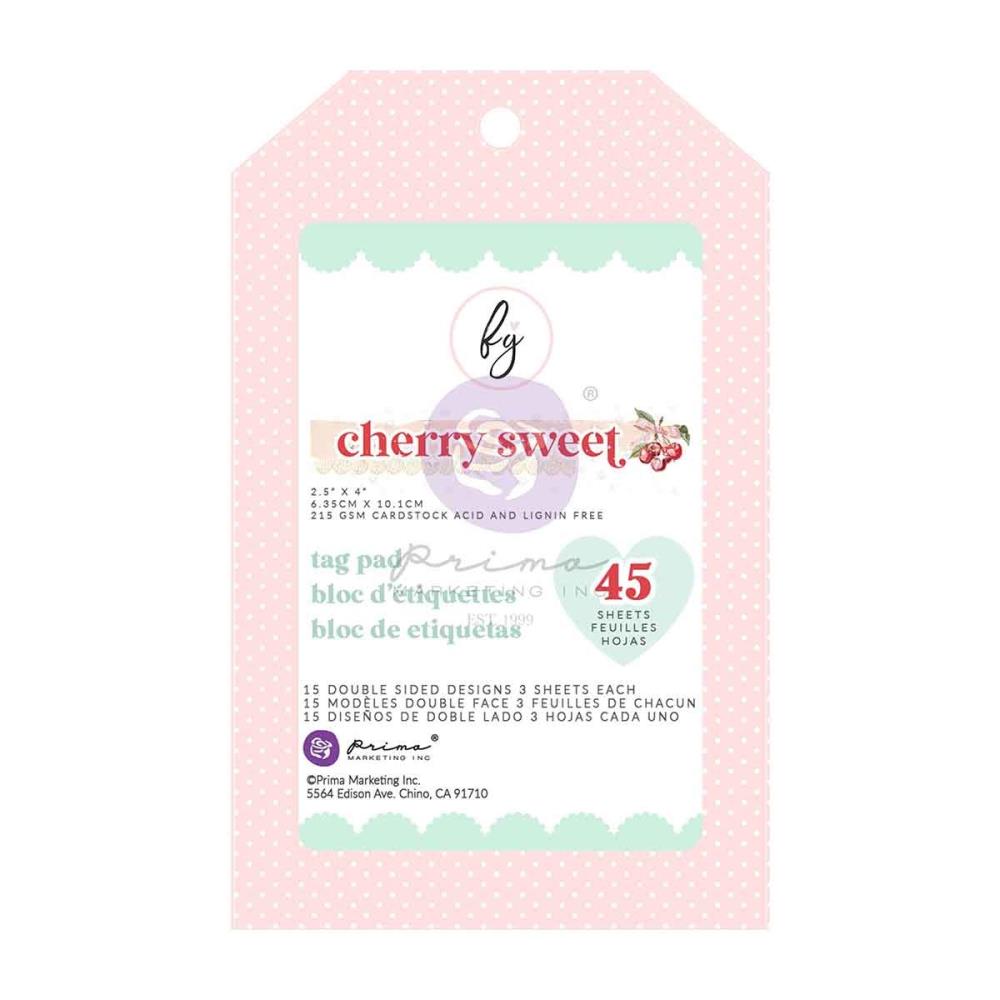 Prima - Cherry Sweet - Tag Pad