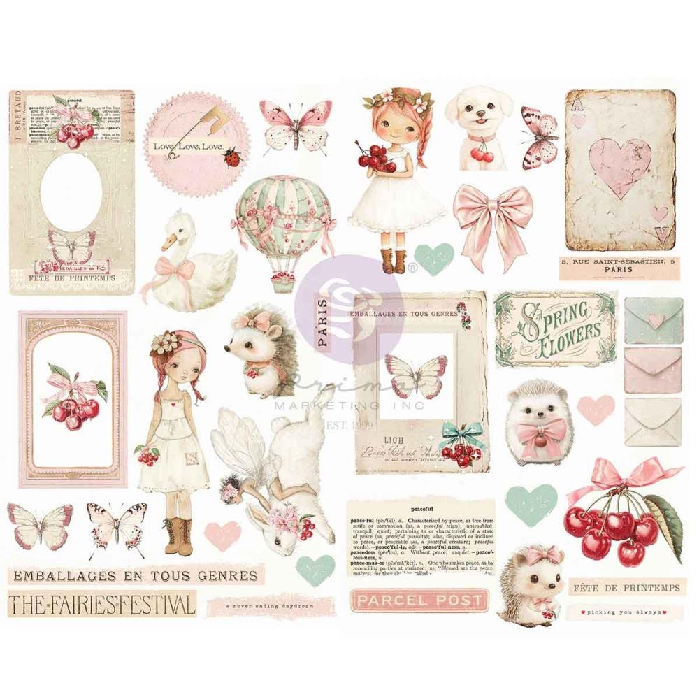 Prima - Cherry Sweet - Chipboard Stickers