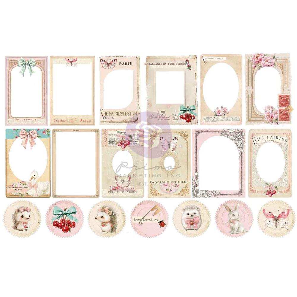 Prima - Cherry Sweet - Cabinet Ephemera Cards