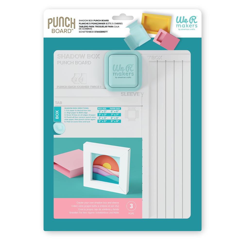 We R Memory Keepers - Shadow Box - Punch Board