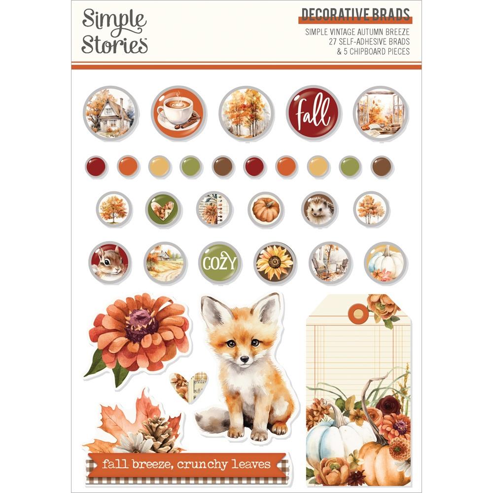 Simple Stories - Autumn Breeze - Decorative Brads