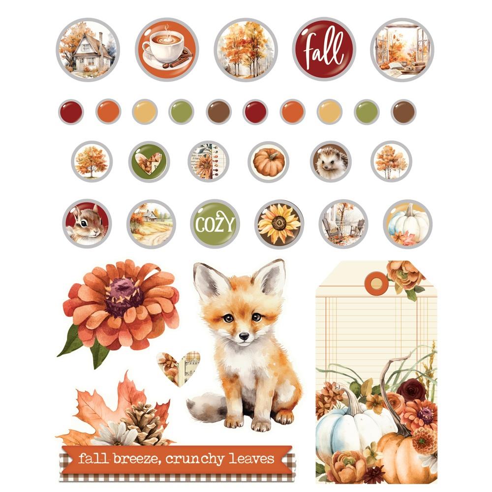 Simple Stories - Autumn Breeze - Decorative Brads