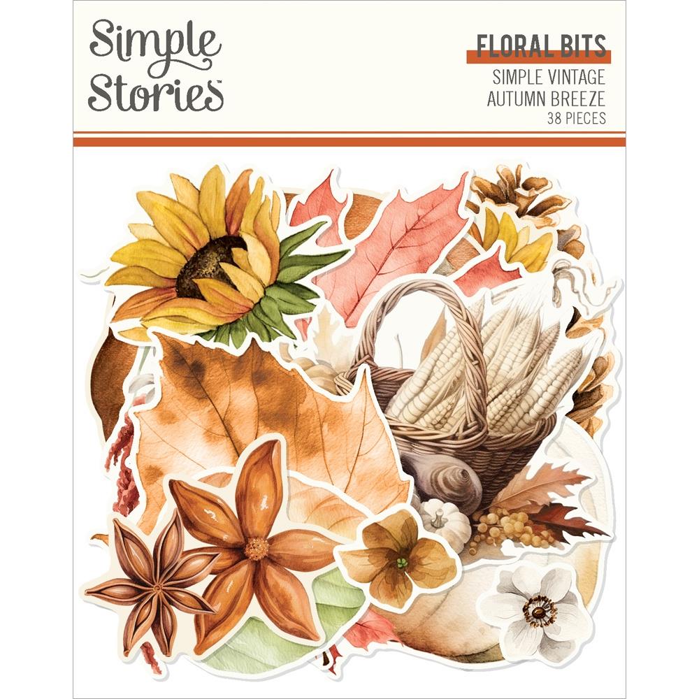 Simple Stories - Autumn Breeze - Bits & Pieces - Floral