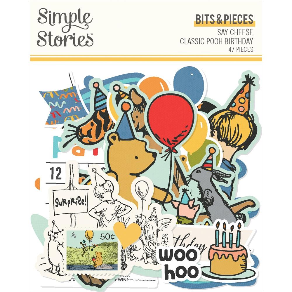 Simple Stories - Classic Pooh Birthday - Bits and pieces