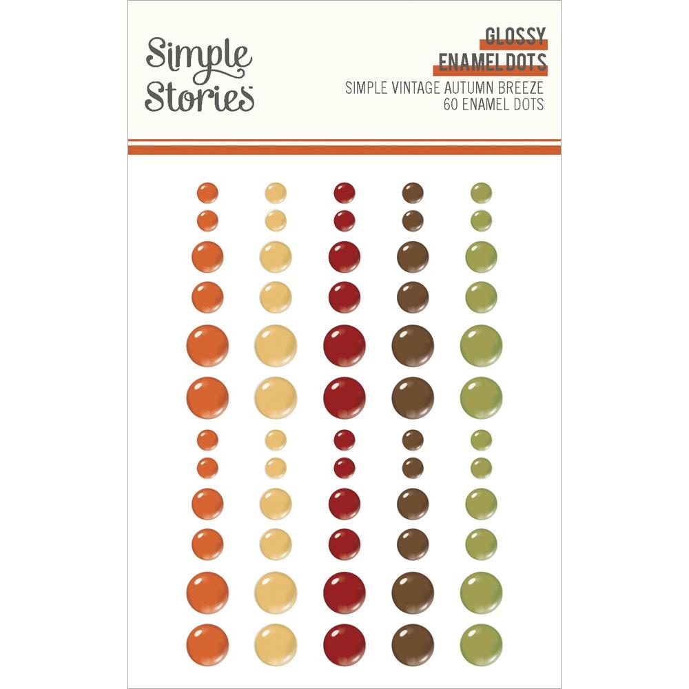 Simple Stories - Autumn Breeze - Enamel Dots