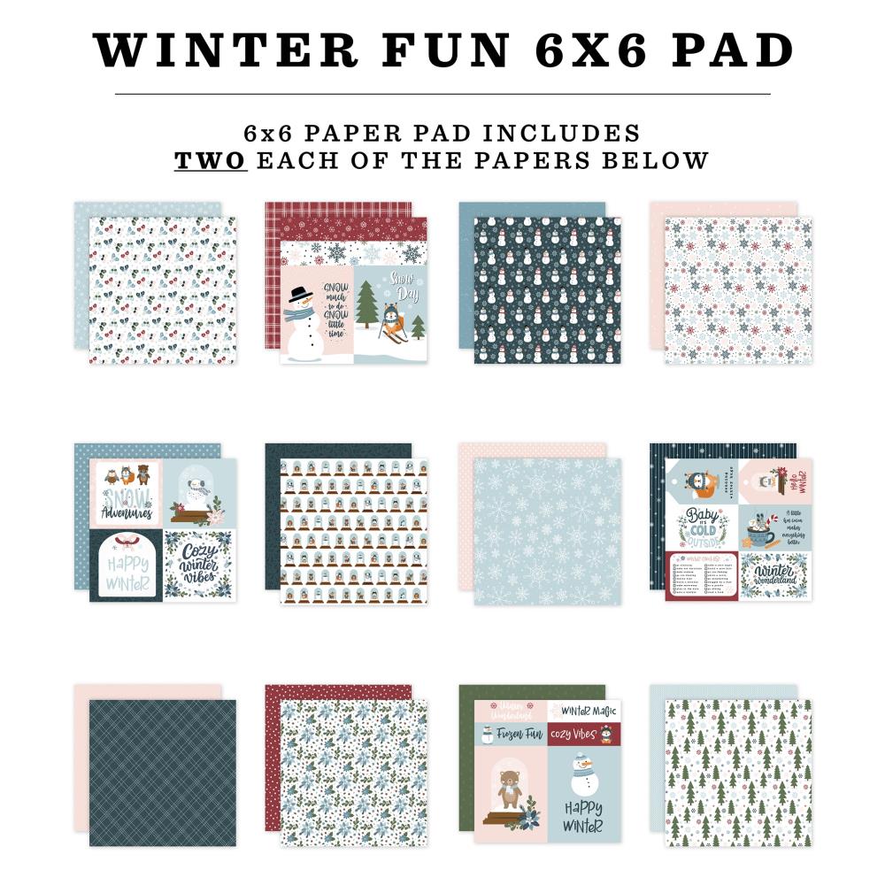 Echo Park - Winter Fun - 6x6 Paper Pad