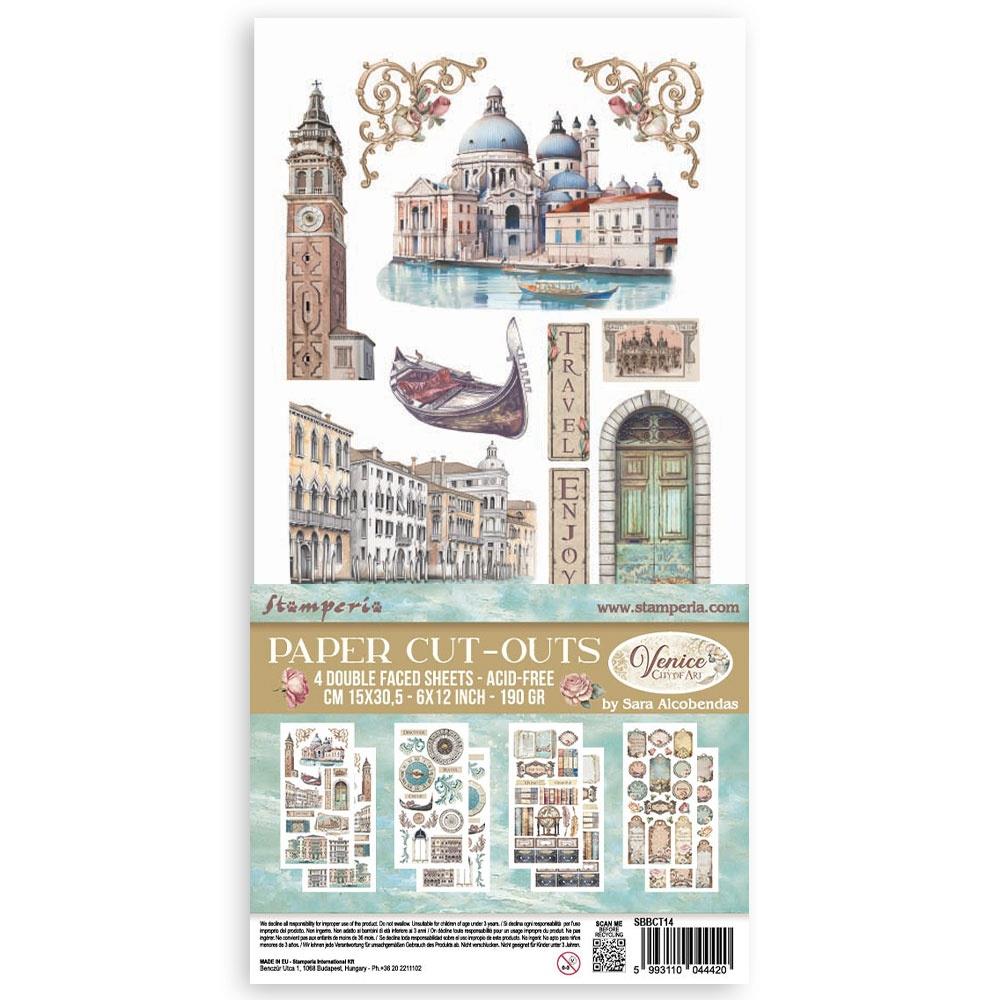 Stamperia - Venice City of Art - Doublefaced Paper cut outs
