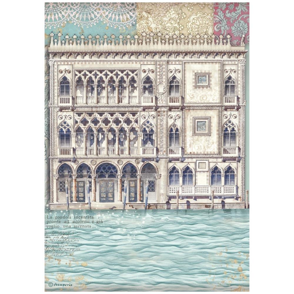 Stamperia - Venice City of Art - Palace museum - Rice Paper A4