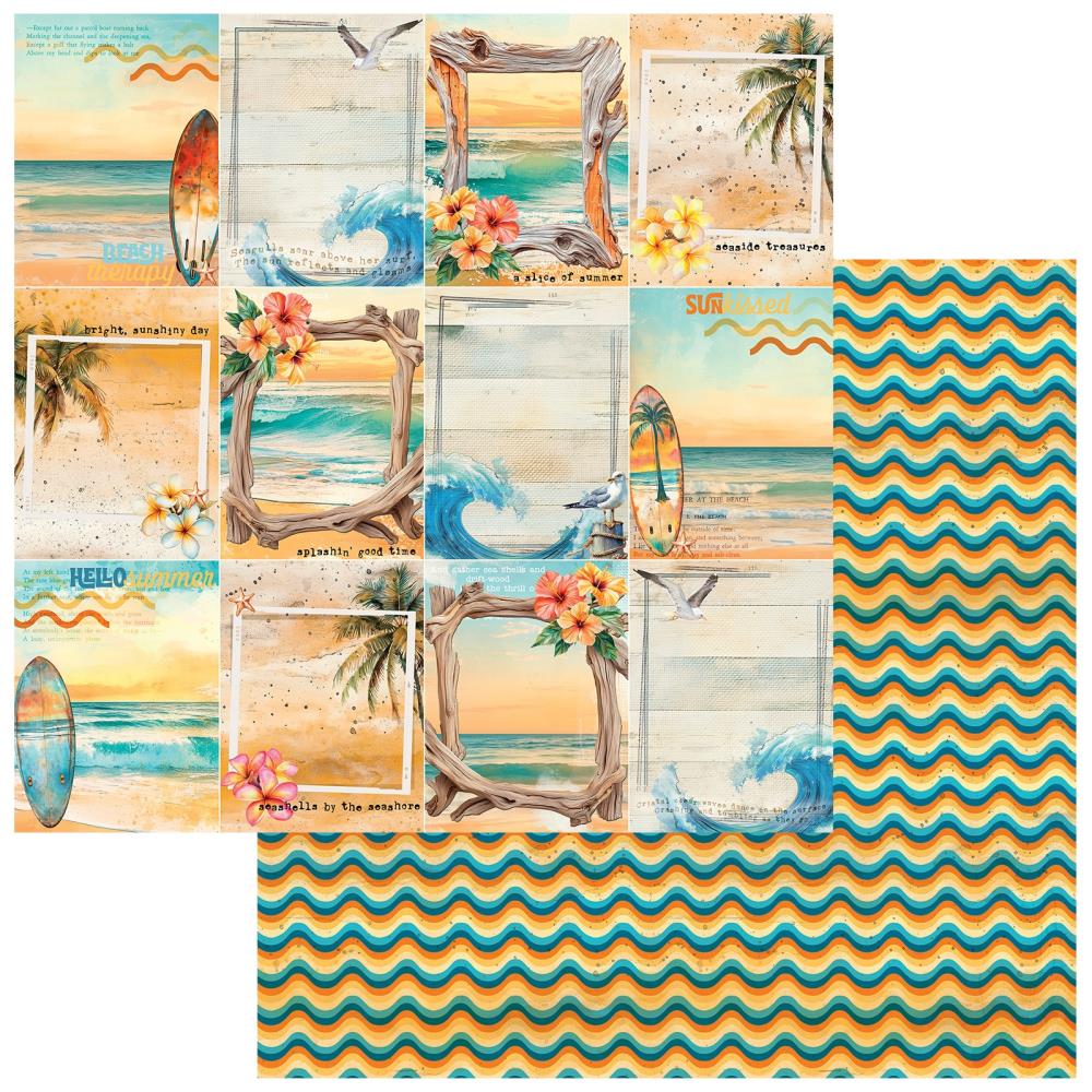 49 and Market - Beach Vibes Collection -   12 x 12"