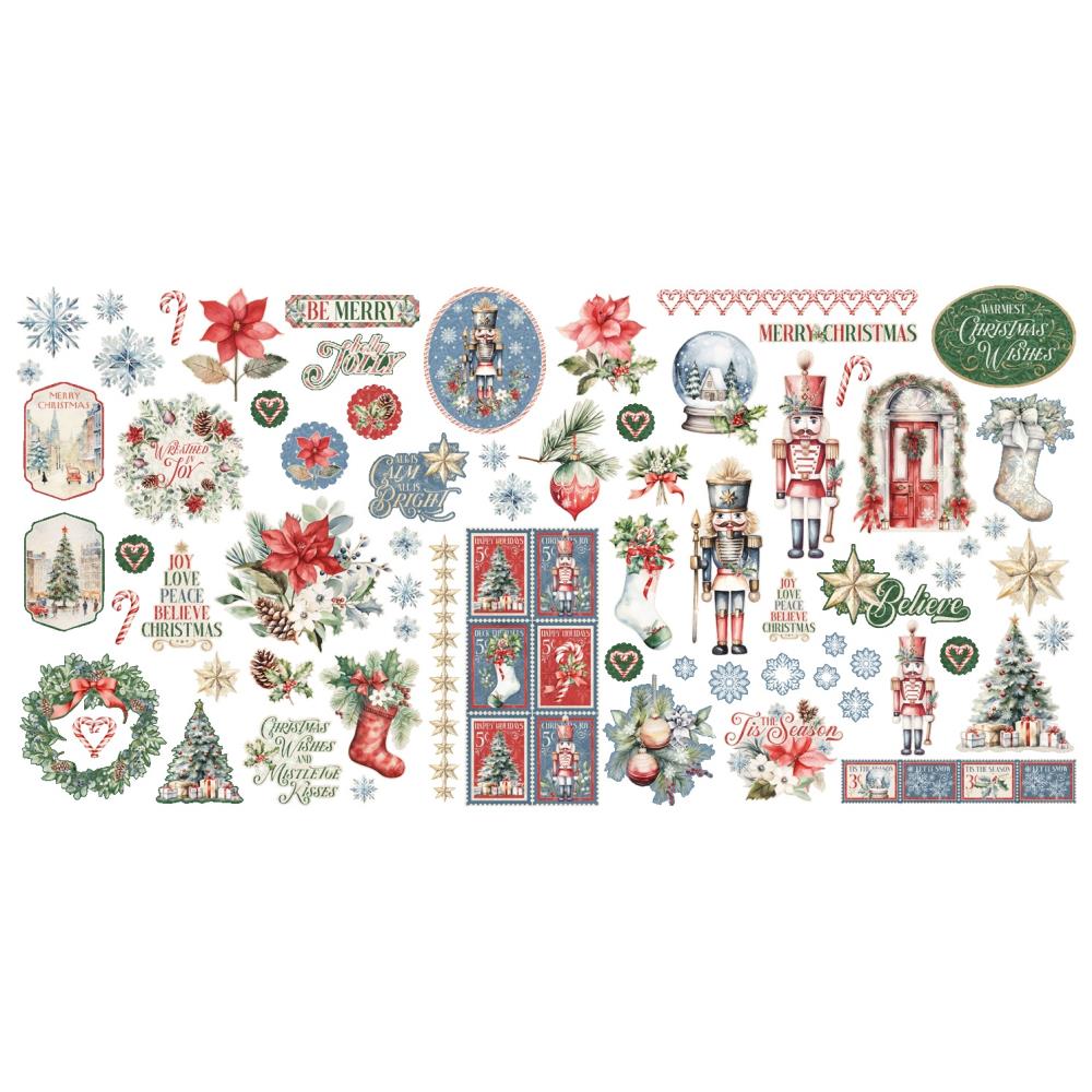 Graphic 45 - Deck The Halls - Ephemera Die Cuts