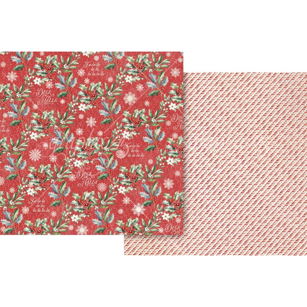 Graphic 45 - Deck The Halls - A Little Sparkle - 12x12"