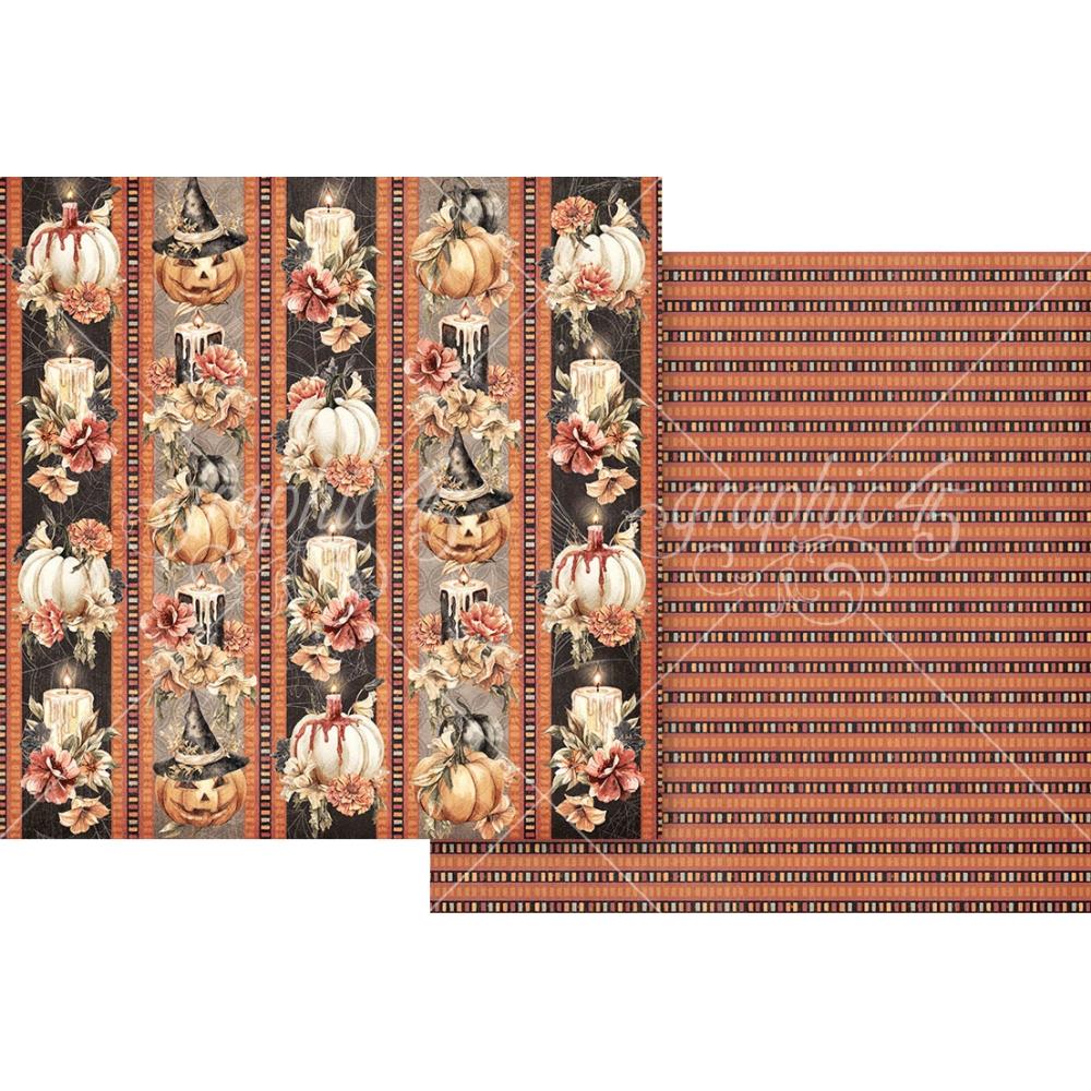 Graphic 45 - Ghostly Greetings - Sit For A Spell - 12x12"