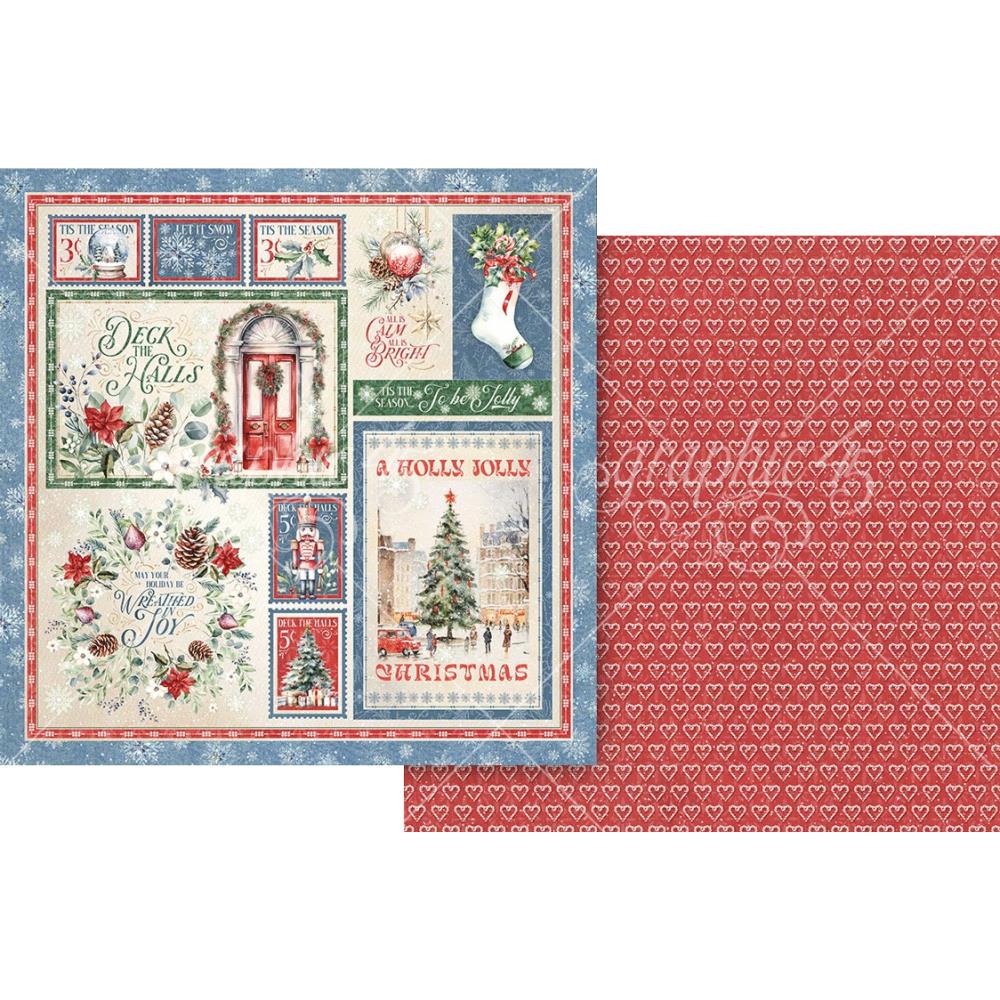 Graphic 45 - Deck The Halls - Paper Pad 8x8"