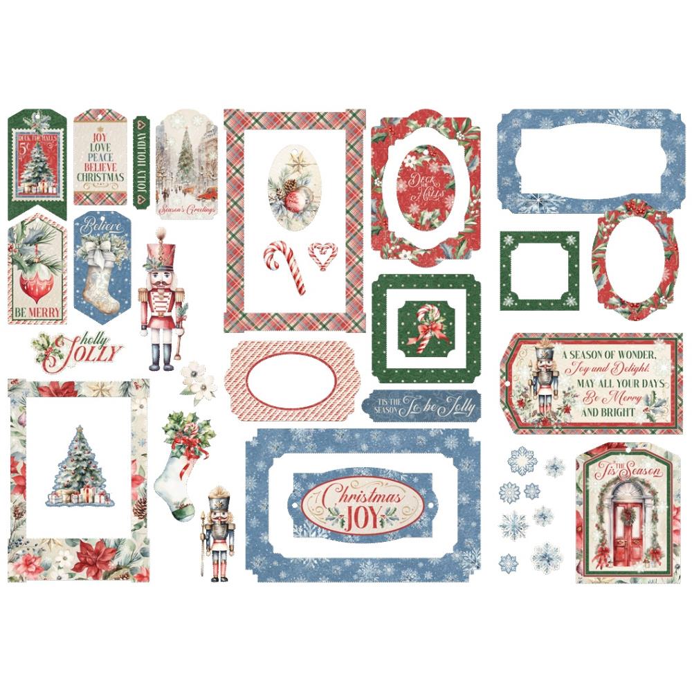 Graphic 45 - Deck The Halls - Tags & Frames