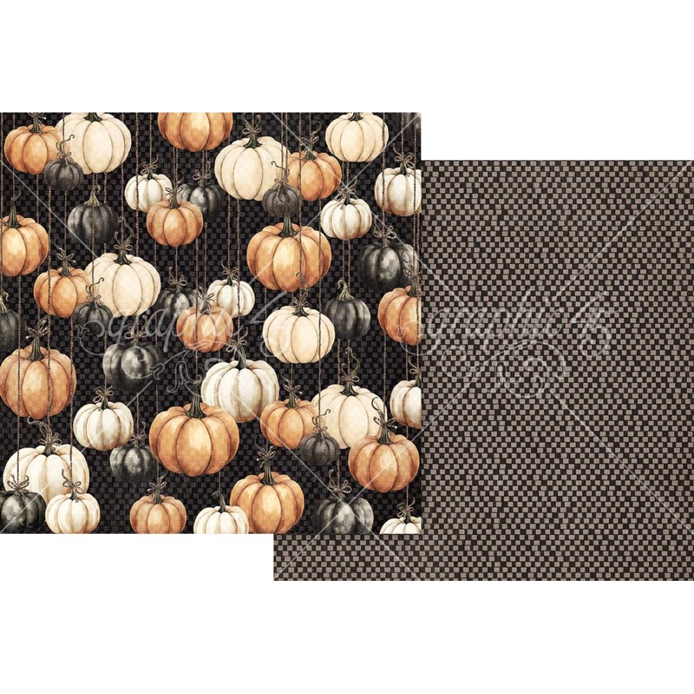 Graphic 45 - Ghostly Greetings - Hanging Pumpkins - 12x12"