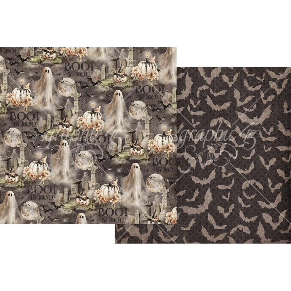 Graphic 45 - Ghostly Greetings - Boo To You - 12x12"