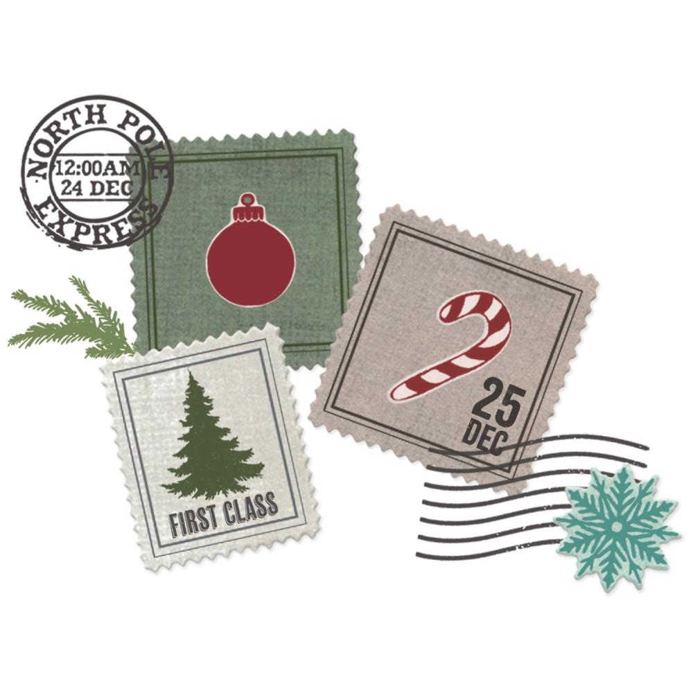 Sizzix - 49 & Market - Framelits dies & clear stamp - Special Delivery