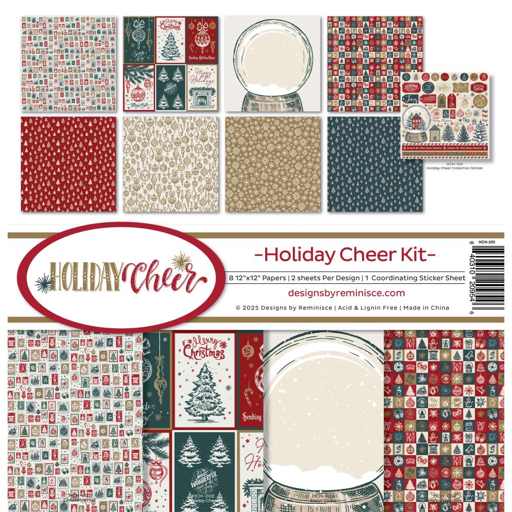 Reminisce - Holiday Cheer Collection Kit - 12x12"