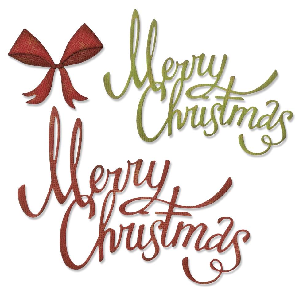 Sizzix - Tim Holtz Alterations - Thinlits - Christmas Ribbon