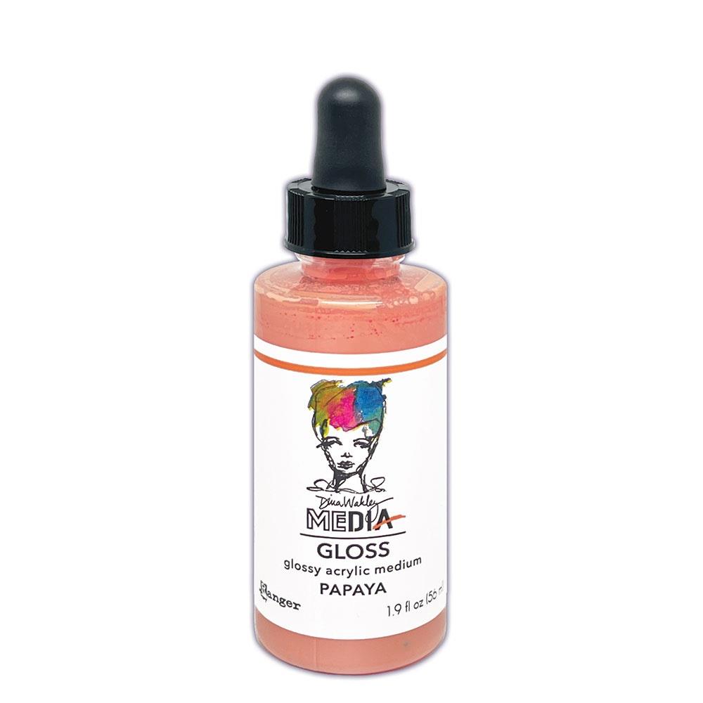 Dina Wakley Media - Gloss Medium - Papaya