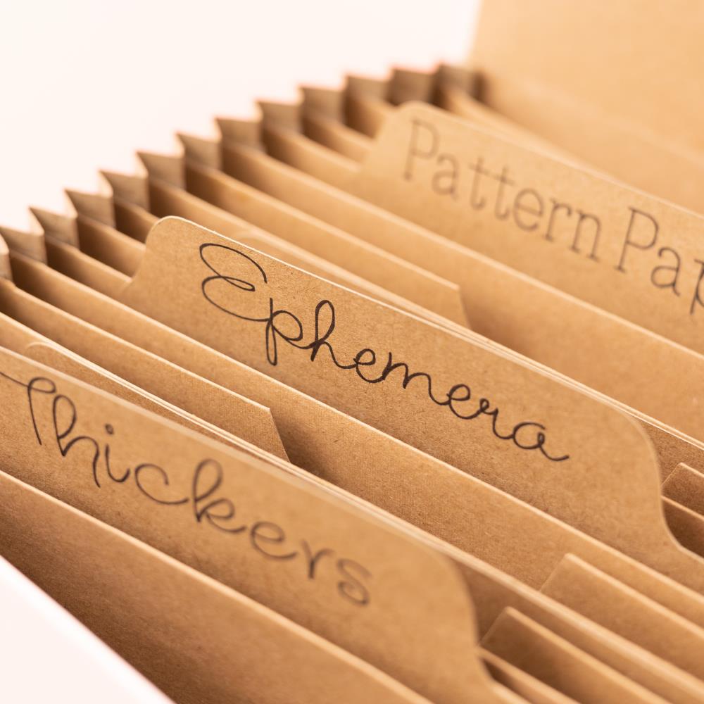 We R Accordion Paper Storage 12"X12" - Pink