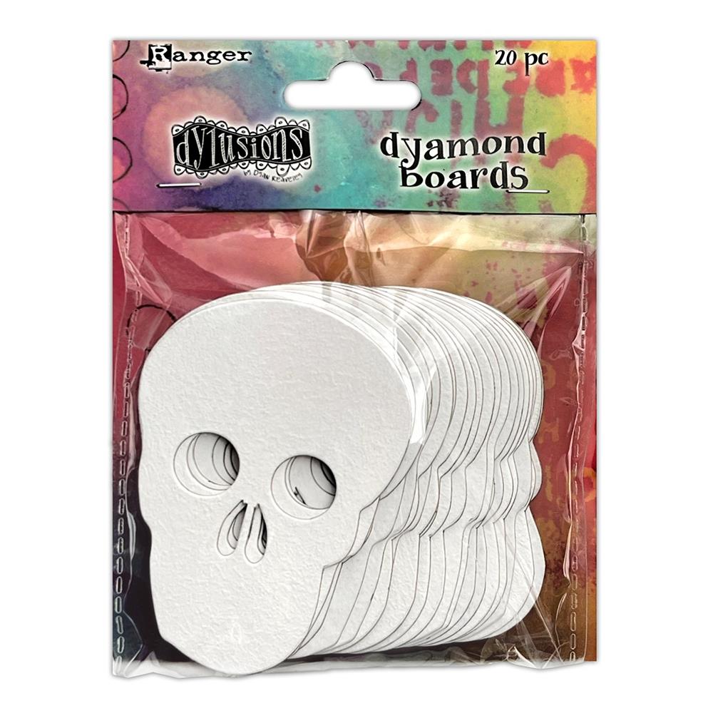Dylusions - Dyamond Boards - Small Skulls