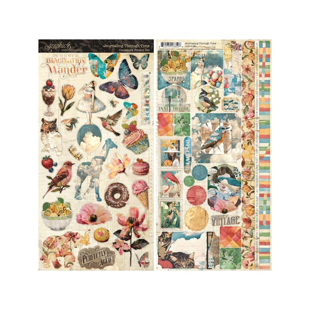 Graphic 45 - Journal Through Time - Sticker Set