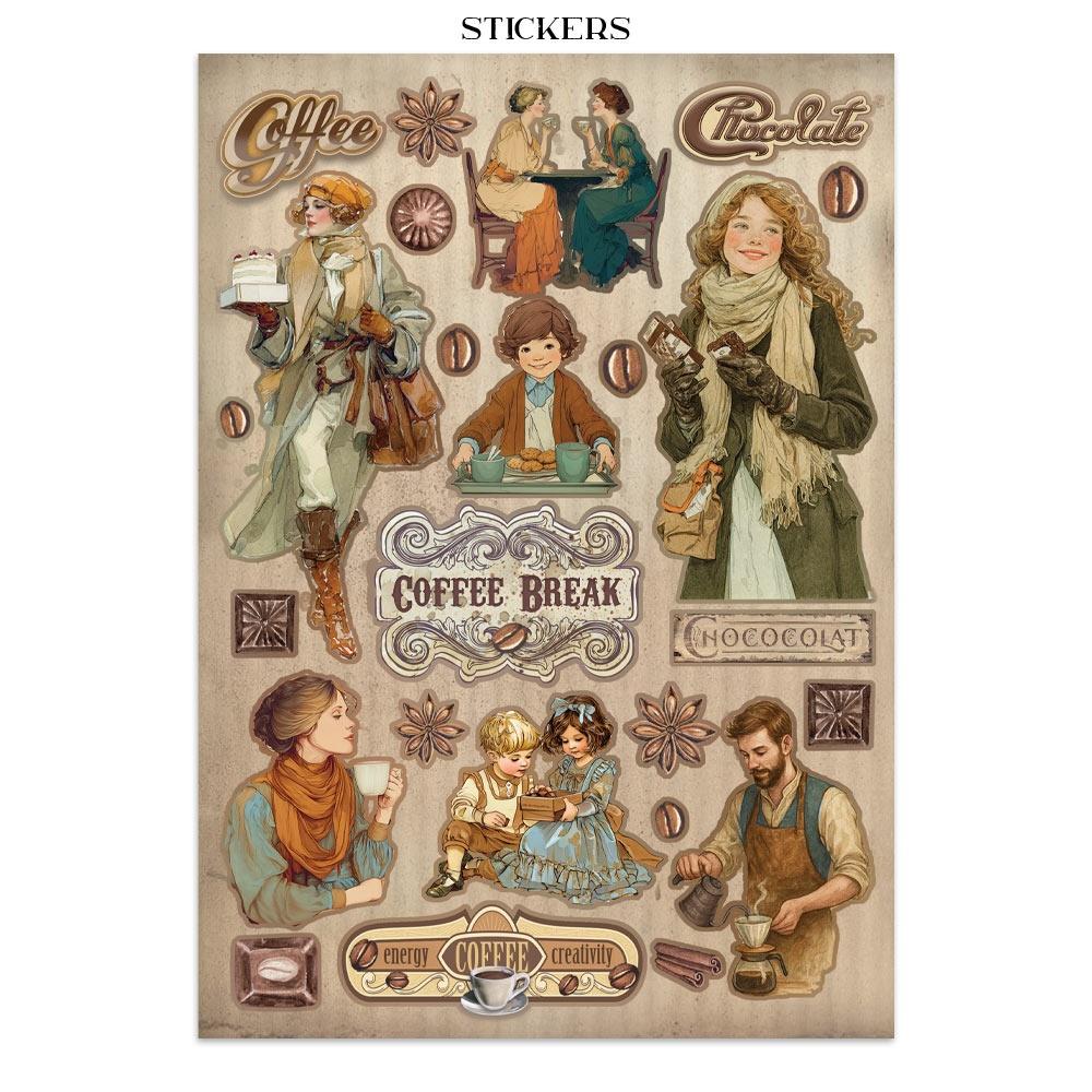 Stamperia - Junk Journal - Coffee and Chocolate