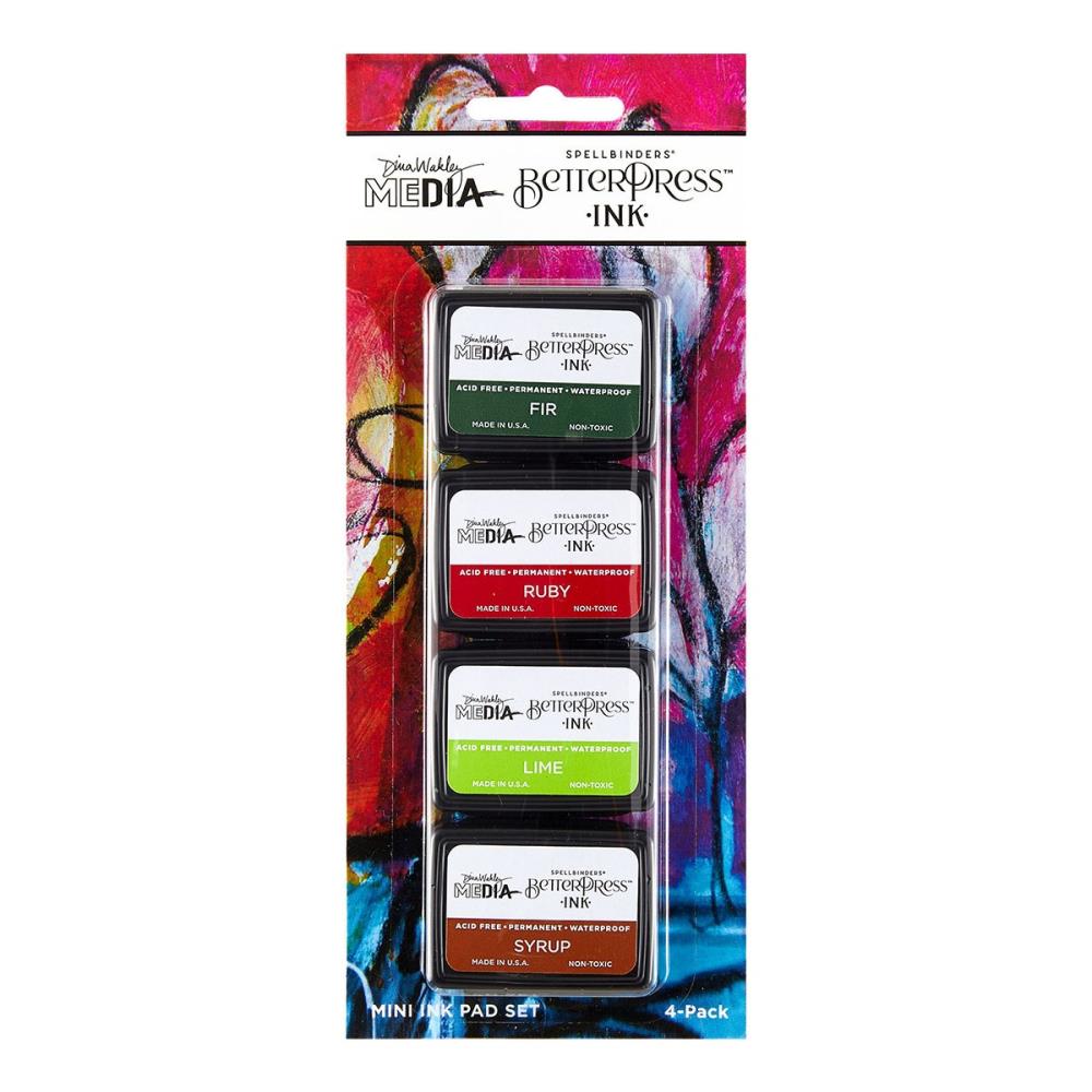 Spellbinders Betterpress Mini Ink Set - Festive