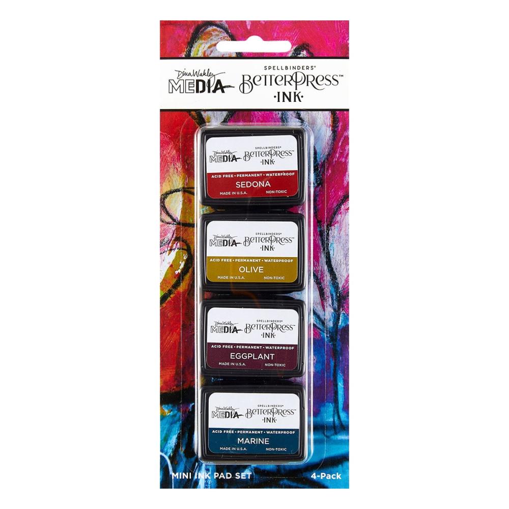Spellbinders Betterpress Mini Ink Set - Earthy