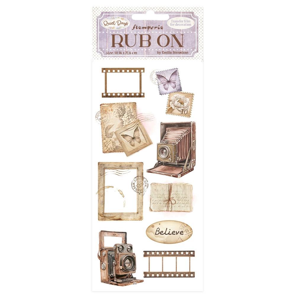 Stamperia - Rub Ons - Quiet Days - Vintage Photography