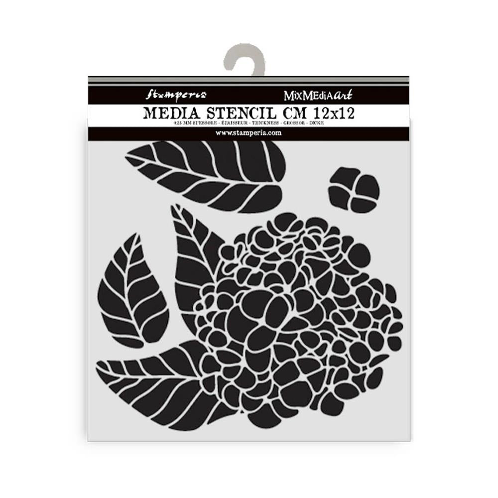 Stamperia - Quiet Days - Stencil - Hydrangea - 12x12cm