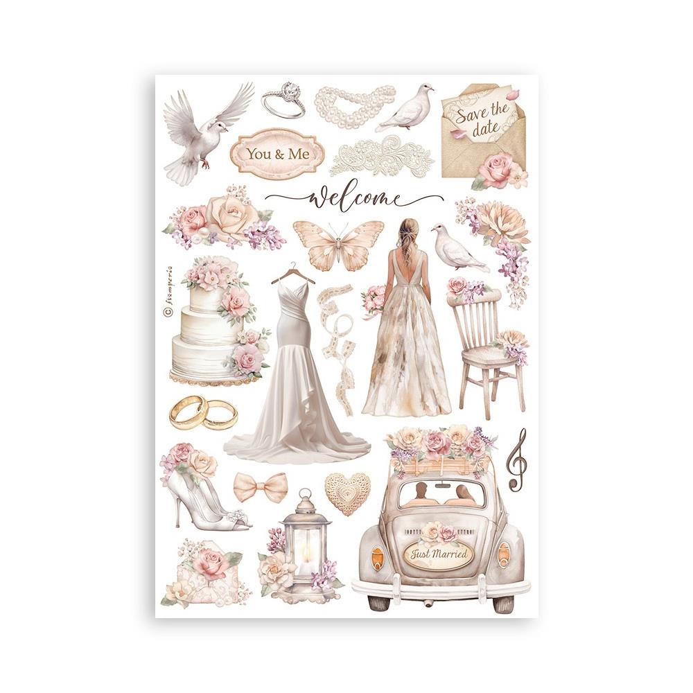 Stamperia - Romance Forever - Washi Pad A5